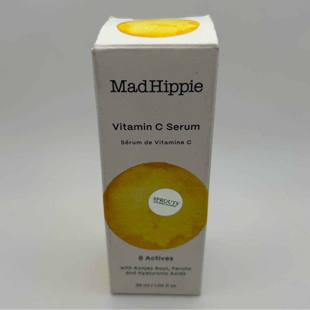 Mad Hippie Vitamin C Face Serum Hyaluronic Acid, Ferulic Acid & Vitamin E 1.02oz
